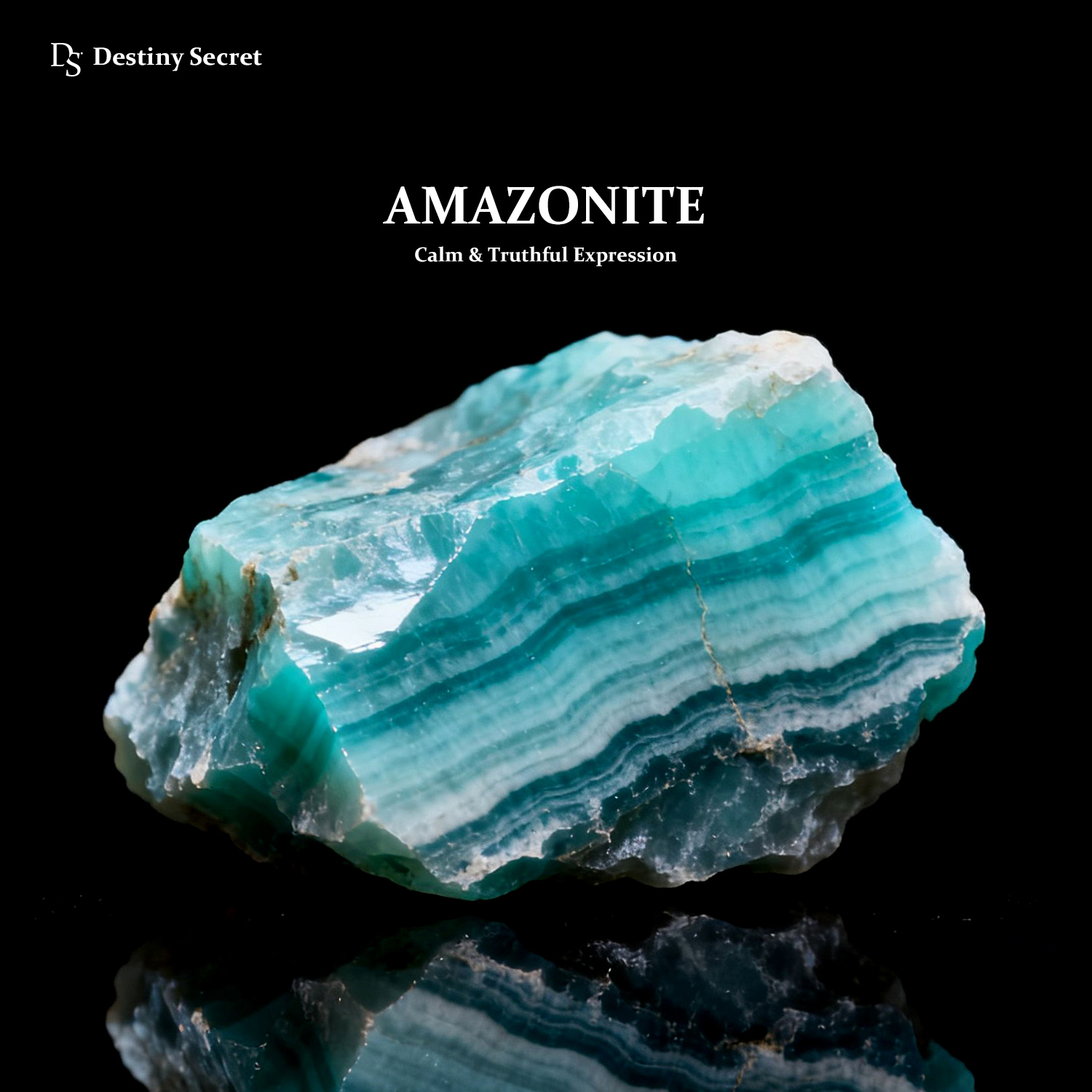 Genuine Amazonite Gemstone Raw Stone Destiny Secret