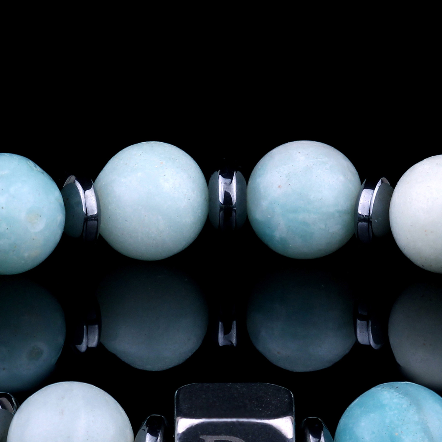 Genuine Amazonite 8mm Bead Bracelet for men and women Destiny Secret