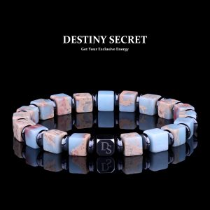Genuine Laderite 6mm Bead Bracelet for men and women Destiny Secret