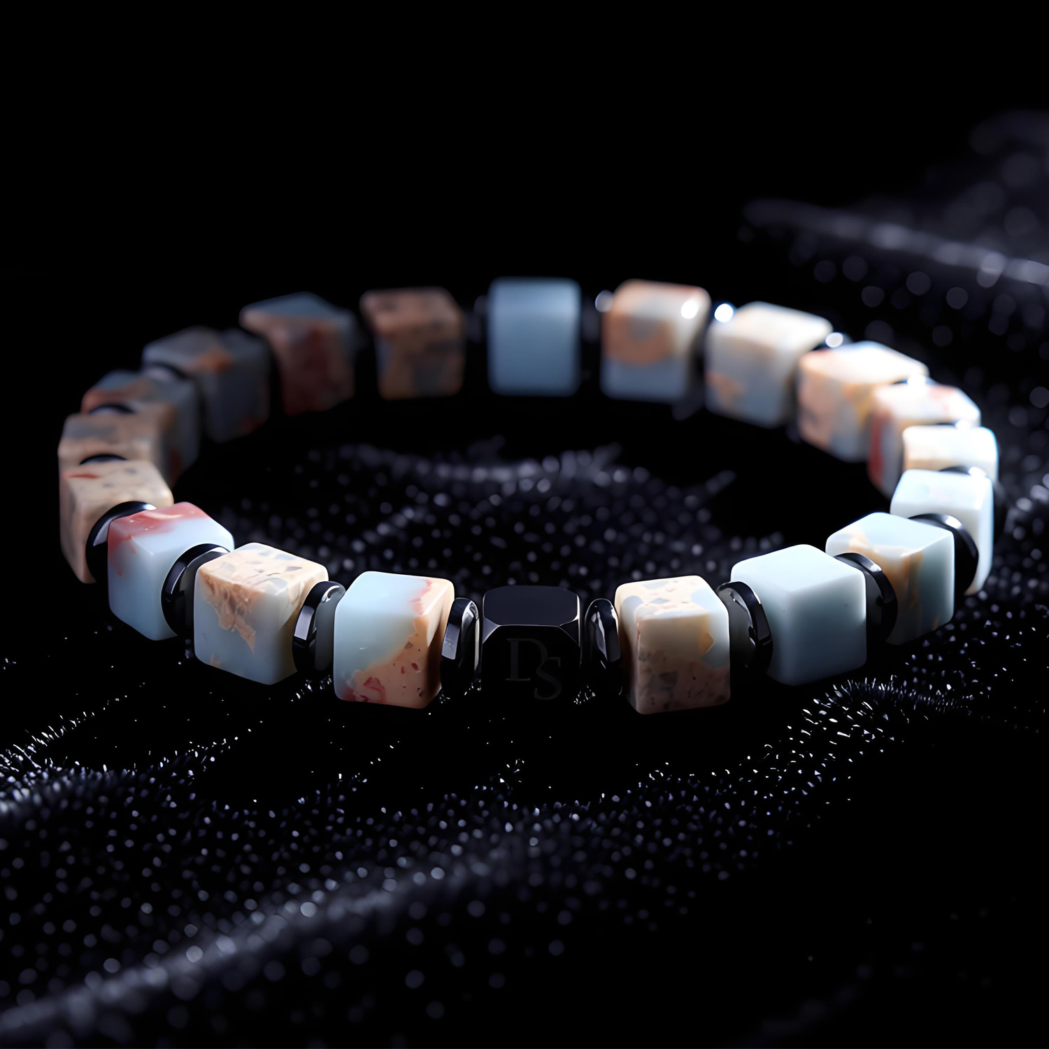 Genuine Laderite 6mm Bead Bracelet for men and women Destiny Secret