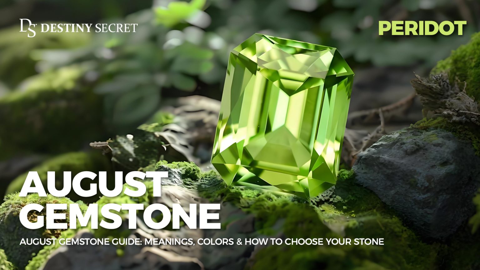 August Gemstone Guide: Meanings, Colors & How to Choose