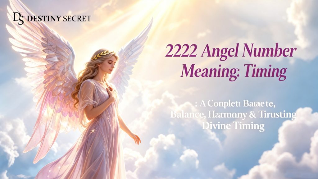 2222 Angel Number Meaning Destiny Secret