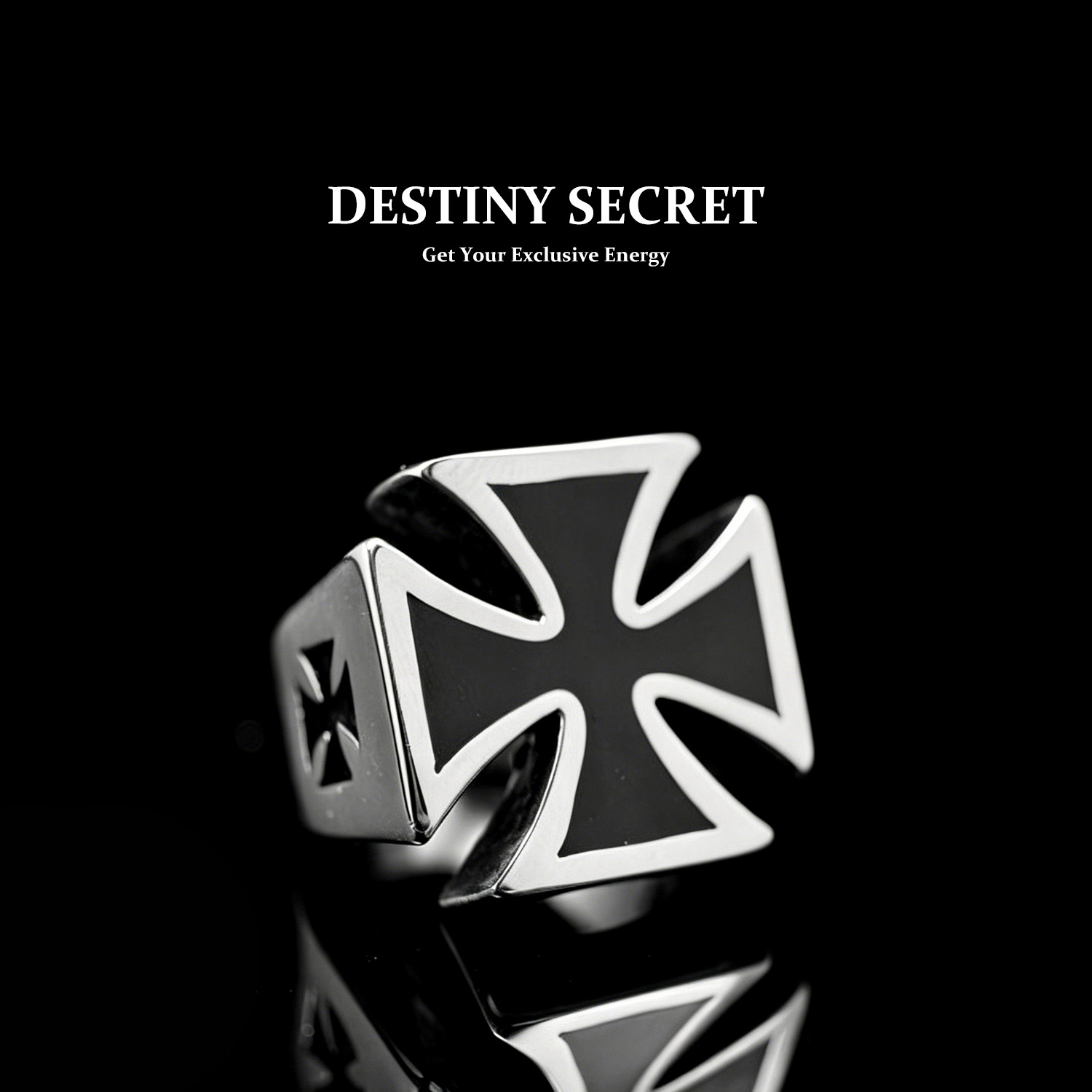Cross Men's Titanium Ring 01 Destiny Secret
