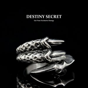 Dragon Claw Men's Titanium Ring 01 Destiny Secret