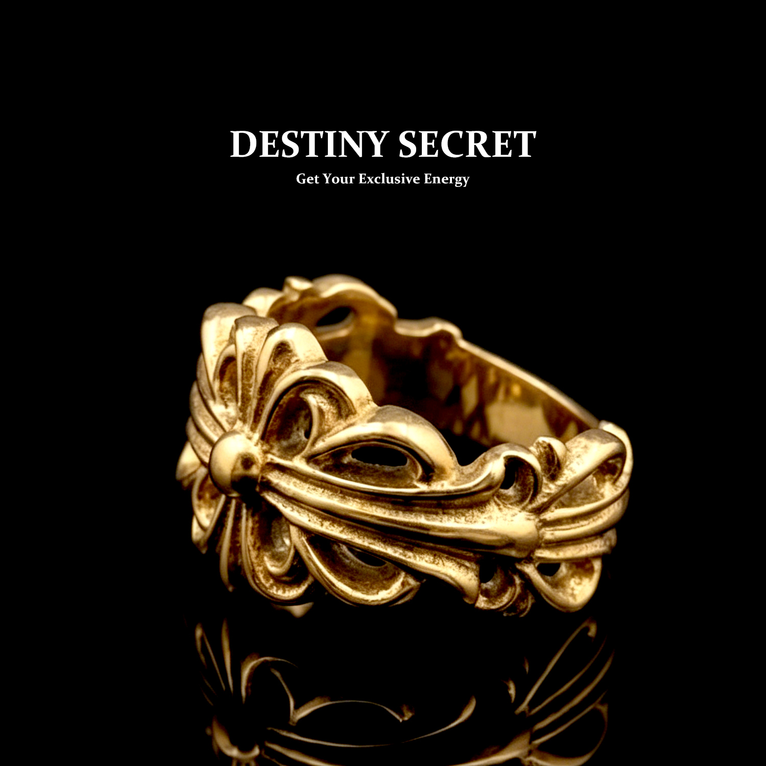Iris Men's Titanium Ring 05 Destiny Secret