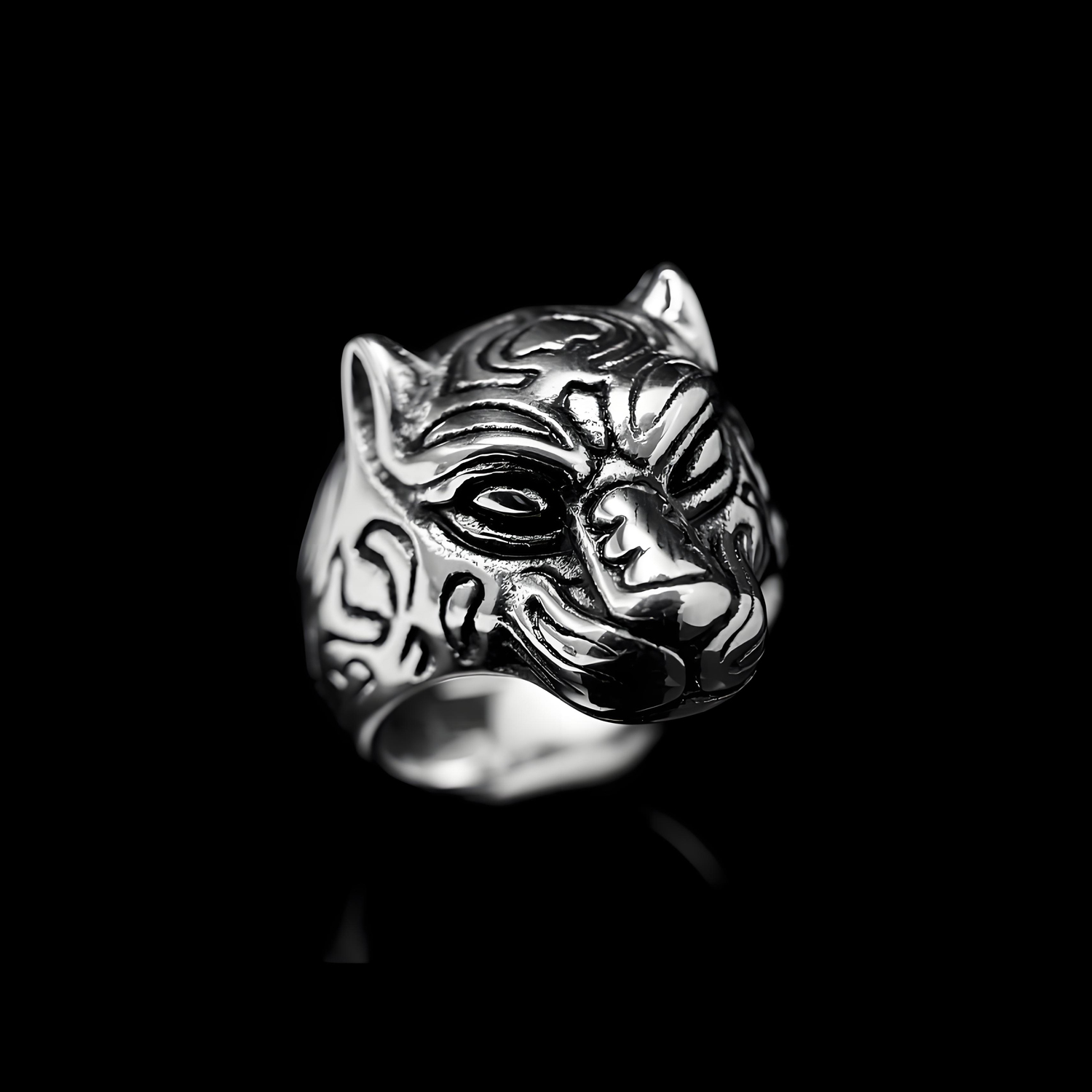 Panther Men's Titanium Ring 03 Destiny Secret