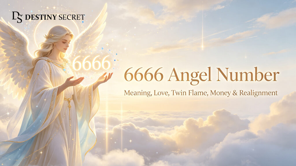 6666 Angel Number spiritual realignment, life balance reset and divine soul alignment meaning