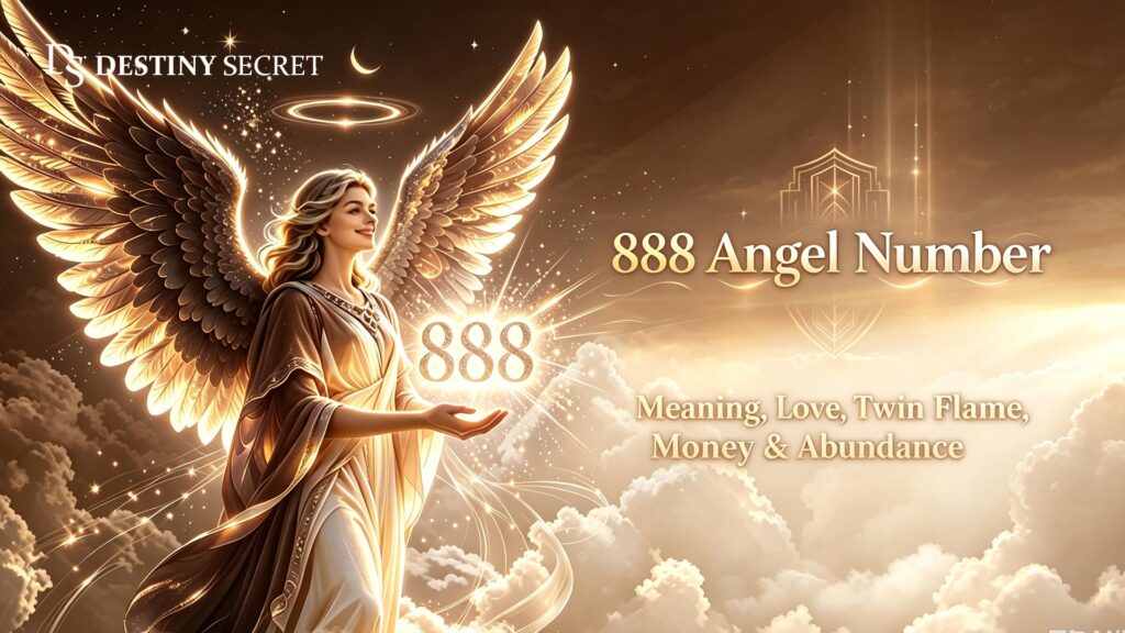 888 Angel Number spiritual abundance, financial blessings and positive life alignment meaning